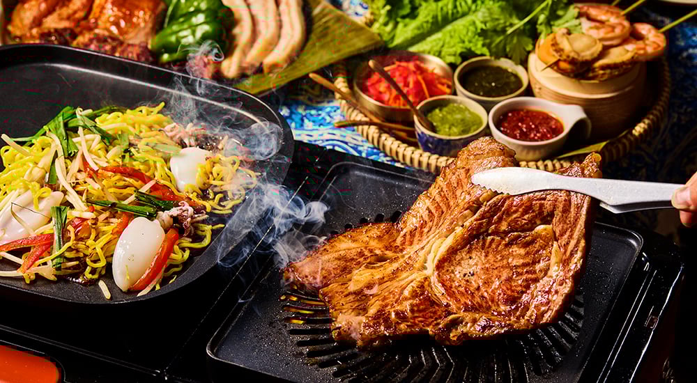 ベイサイドテラスで楽しむ「アジアンBBQプラン」
